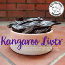 The Barkery Kangaroo Liver Dehydrated Grain-Free Dog Treats 100g