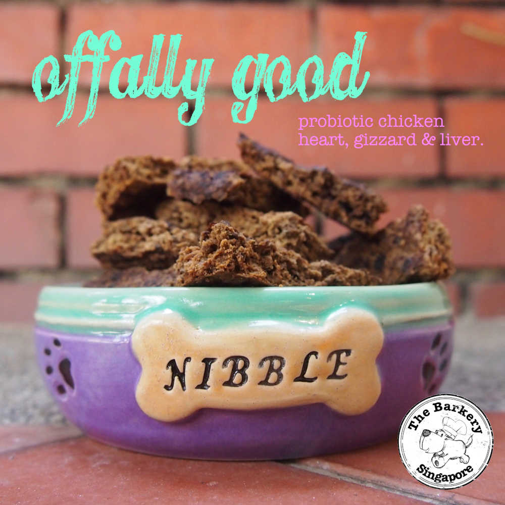 The Barkery Offally Good Probiotic Chicken Organs Dehydrated Dog Treats