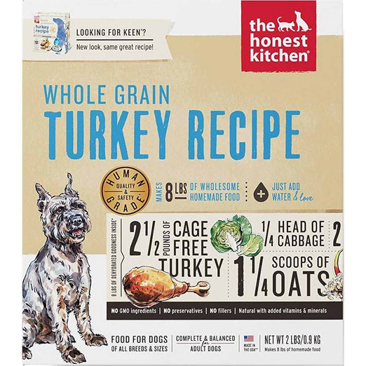 The Honest Kitchen Keen Whole Grain Turkey Recipe Dehydrated Dog Food - Kohepets