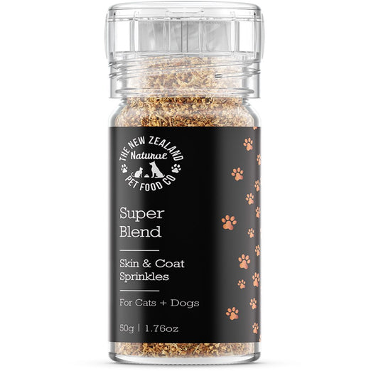 The NZ Natural Pet Food Co. Super Blend Skin & Coat Sprinkles for Cats & Dogs 50g - Kohepets