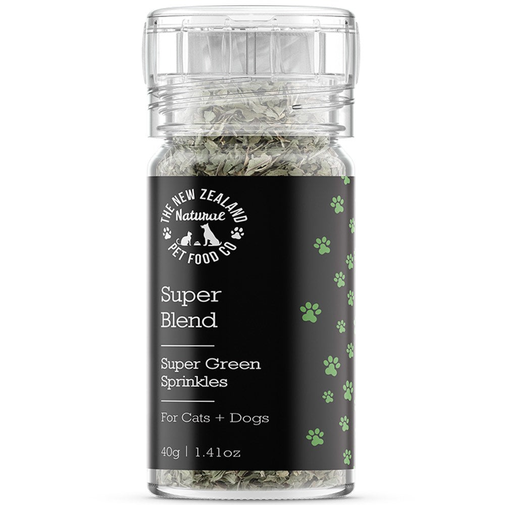 The NZ Natural Pet Food Co. Super Blend Super Green Sprinkles for Cats & Dogs 40g - Kohepets