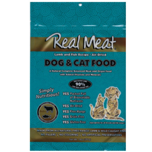 28% OFF 5oz: Real Meat Company Air-Dried Lamb & Fish Cat & Dog Food - Kohepets