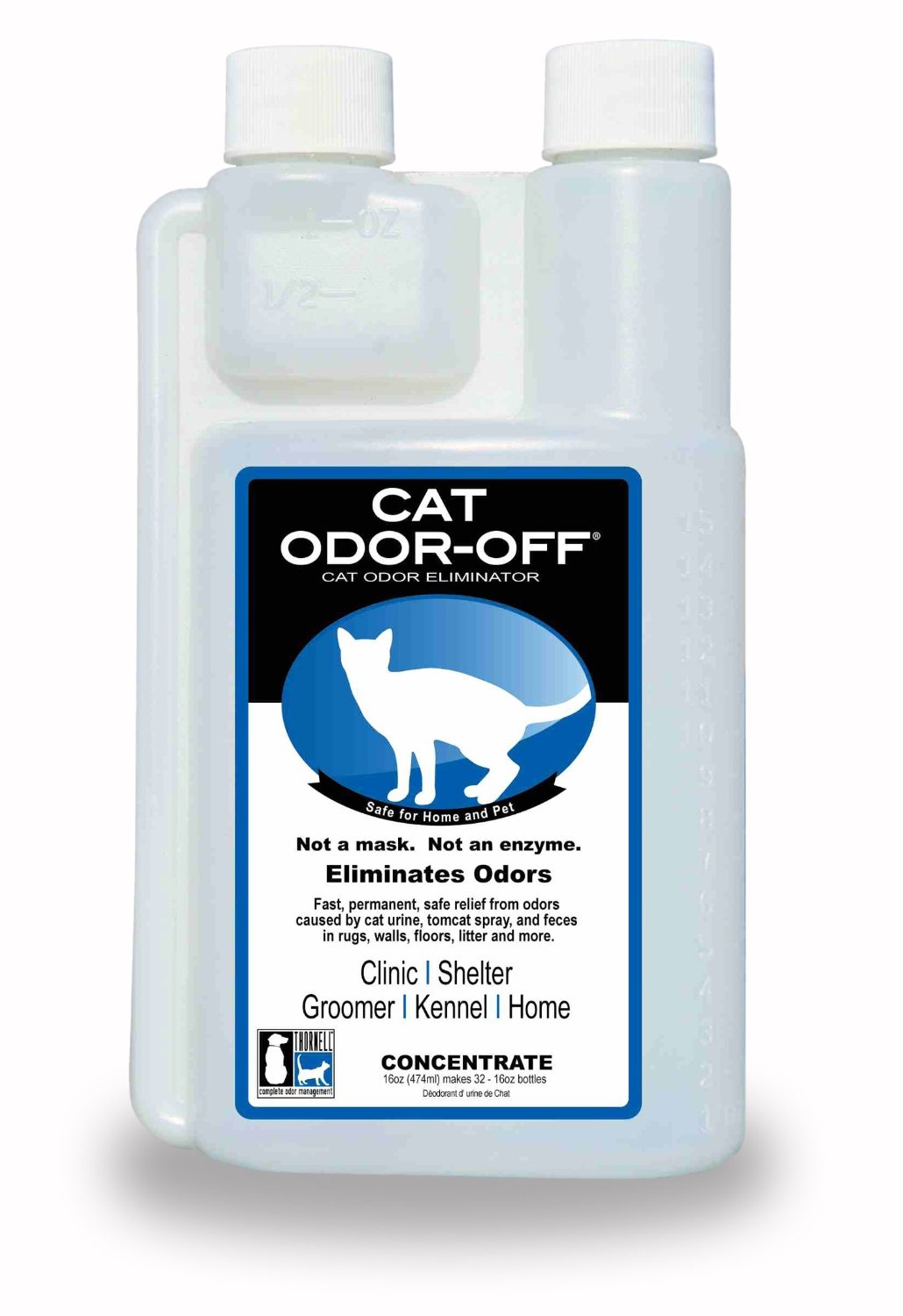 Thornell Cat Odor-Off Concentrate 16oz - Kohepets