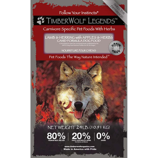 Timberwolf Legends Lamb & Herring Grain Free Dry Dog Food - Kohepets