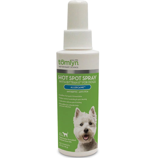Tomlyn Allercaine Hot Spot Spray With Bittran II for Dogs - Kohepets