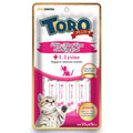 4 FOR $18: Toro Plus White Meat Tuna With King Crab & L-Lysine Liquid Cat Treats 75g