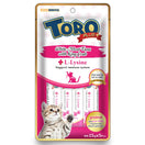 4 FOR $18: Toro Plus White Meat Tuna With King Crab & L-Lysine Liquid Cat Treats 75g