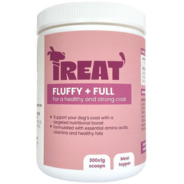 Treat Therapeutics Fluffy + Full Coat Dog Supplement 300g