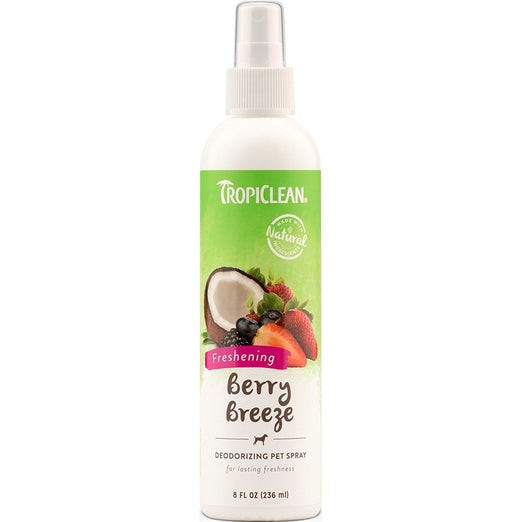 Tropiclean Berry Breeze Deodorizing Pet Spray 8oz - Kohepets