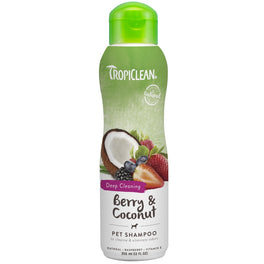 Tropiclean Deep Cleaning Berry & Coconut Pet Shampoo - Kohepets