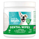 15% OFF (Best by Aug 24): Tropiclean Fresh Breath Dog Dental Wipes 50pcs