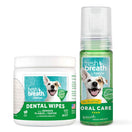 35% OFF: Tropiclean Fresh Breath Dental Wipes & Oral Care Foam Bundle
