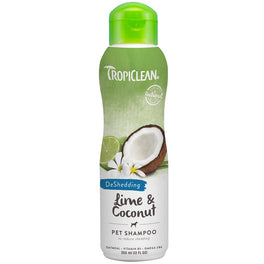 Tropiclean DeShedding Lime & Coconut Pet Shampoo - Kohepets