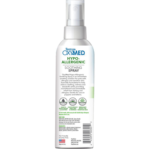 Tropiclean OxyMed Hypoallergenic Spot Treatment Spray for Cats & Dogs