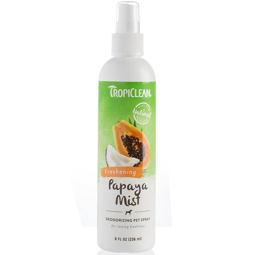 Tropiclean Papaya Mist Deodorizing Pet Spray 8oz Kohepets