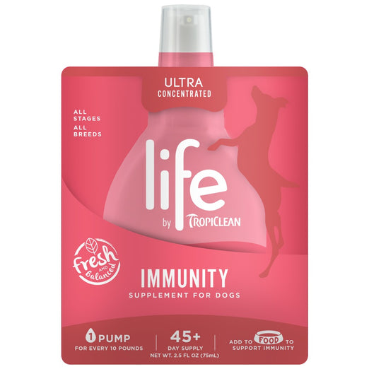 Life by Tropiclean Immunity Supplement for Dogs 2.5oz - Kohepets