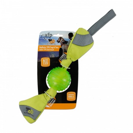 All For Paws Outdoor Ballistic TPR Tug & Toss Dog Toy - Kohepets