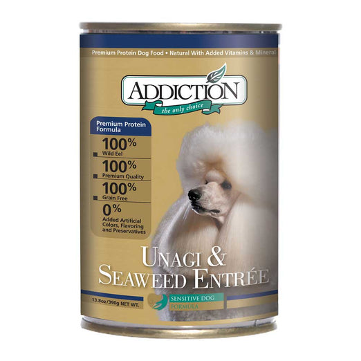 Addiction Unagi & Seaweed Entree Canned Dog Food 390g - Kohepets