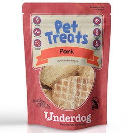 Underdog Pork Air Dried Dog Treats 80g - Kohepets