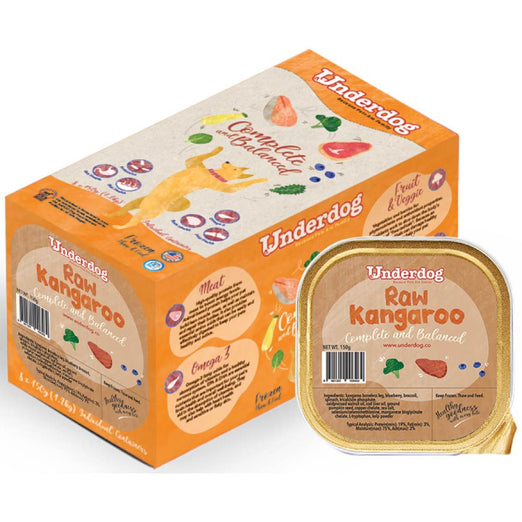 Underdog Raw Kangaroo Complete & Balanced Frozen Dog Food Kohepets