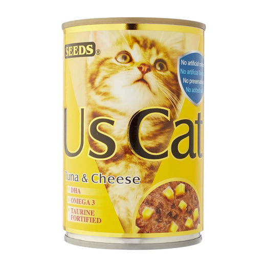 Seeds US Cat Tuna & Cheese Canned Cat Food 400g - Kohepets