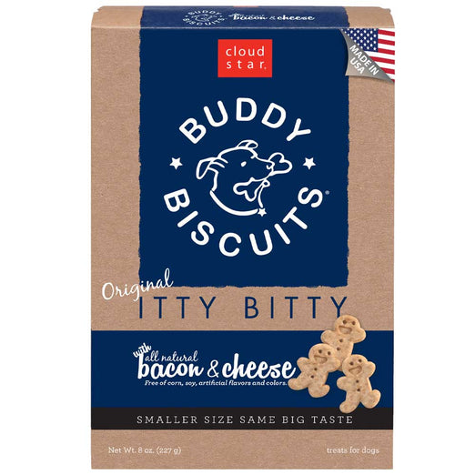 Cloud Star Itty Bitty Buddy Biscuits, Bacon & Cheese Dog Treats 227g - Kohepets