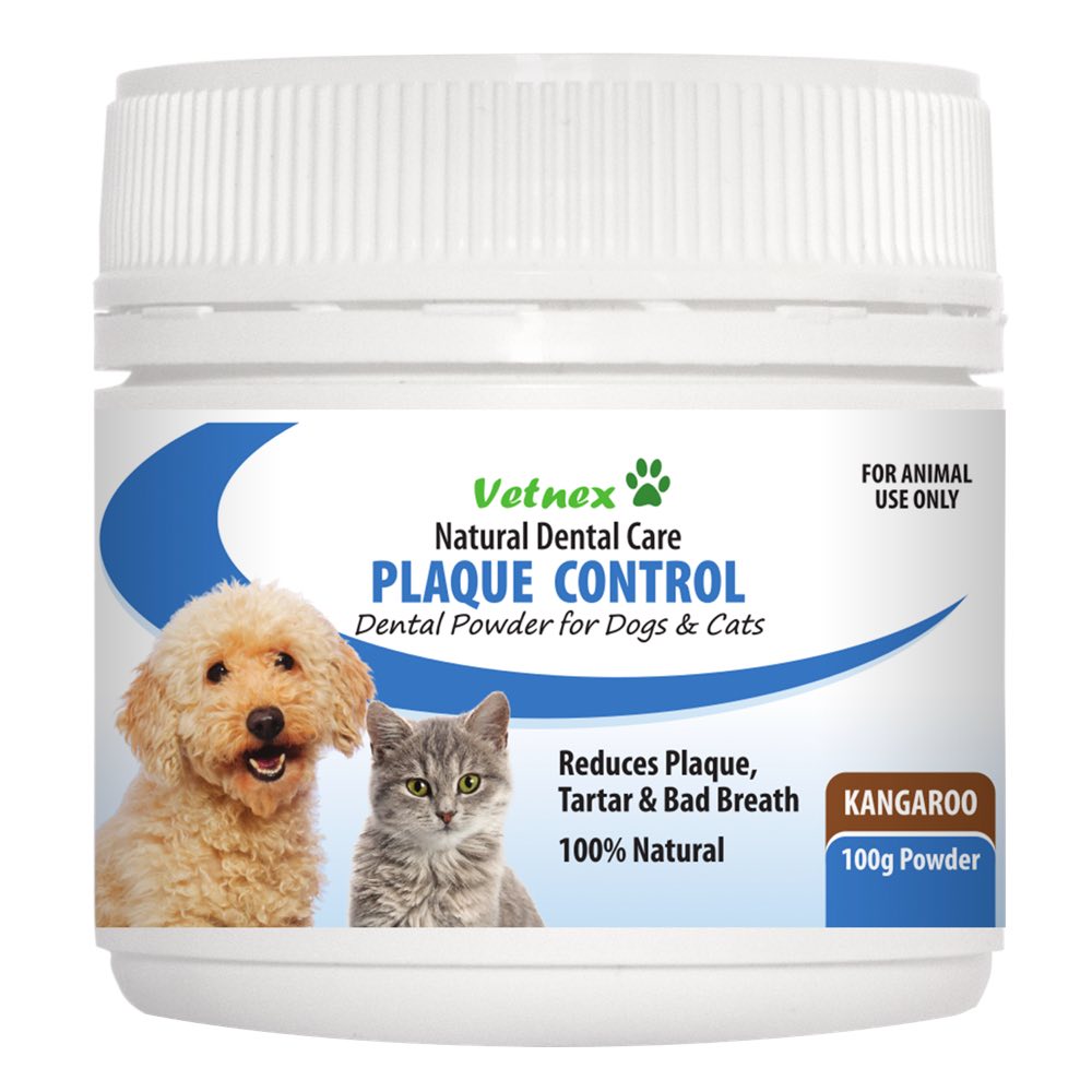 VetNex Plaque Control Kangaroo Dental Power for Dogs & Cats 100g - Kohepets