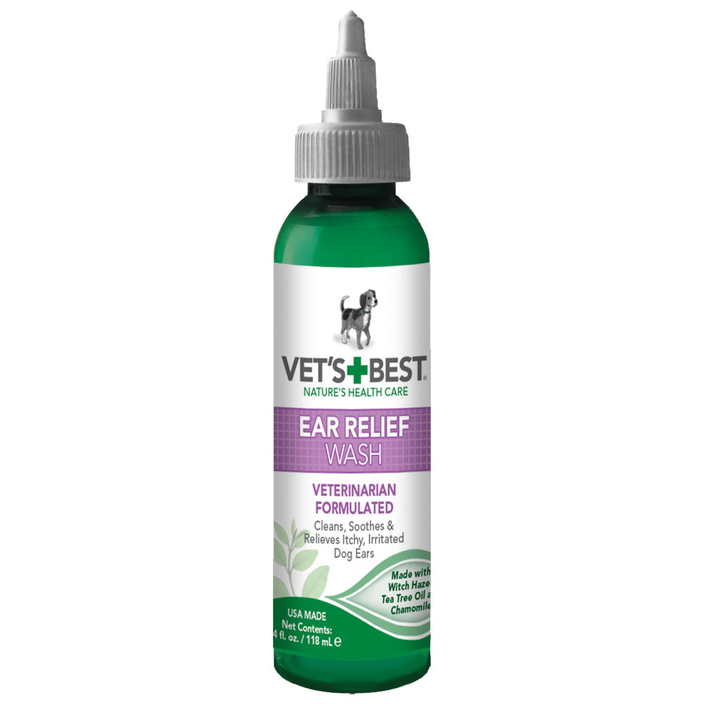 Vet's Best Ear Relief Wash For Dogs 4oz - Kohepets