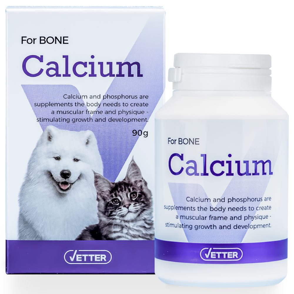 Vetter Calcium Bone Health Supplement for Cats & Dogs 90g