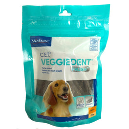 Virbac C.E.T. Veggiedent Dental Dog Chews 224g - Kohepets
