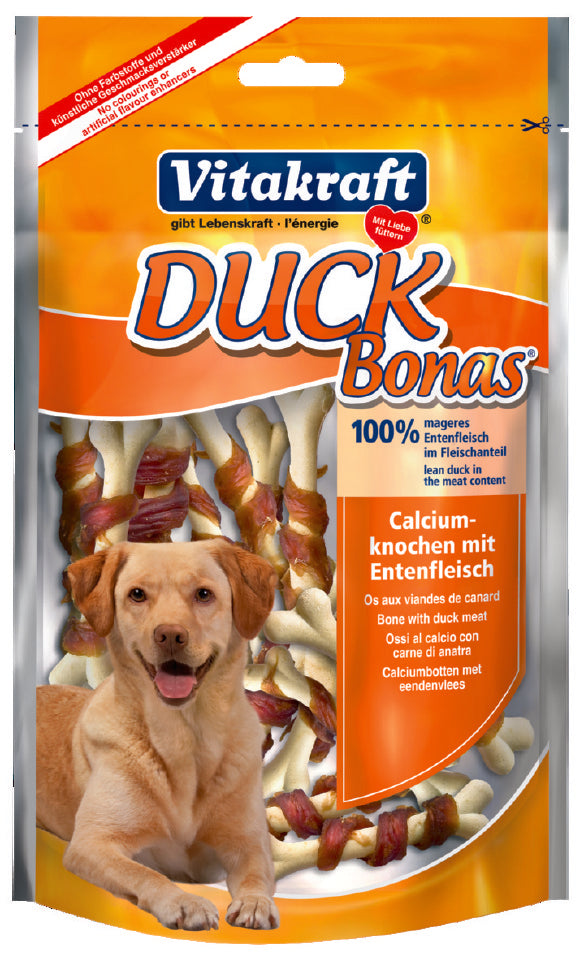 Vitakraft Duck Bonas Dog Treat 80g - Kohepets