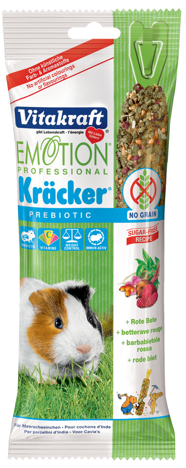 Vitakraft Emotion Professional Prebiotic Kracker With Artichoke For Guinea Pigs - Kohepets