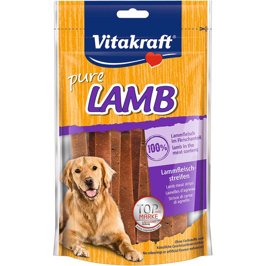 Vitakraft Lamb Strips Dog Treat 80g - Kohepets