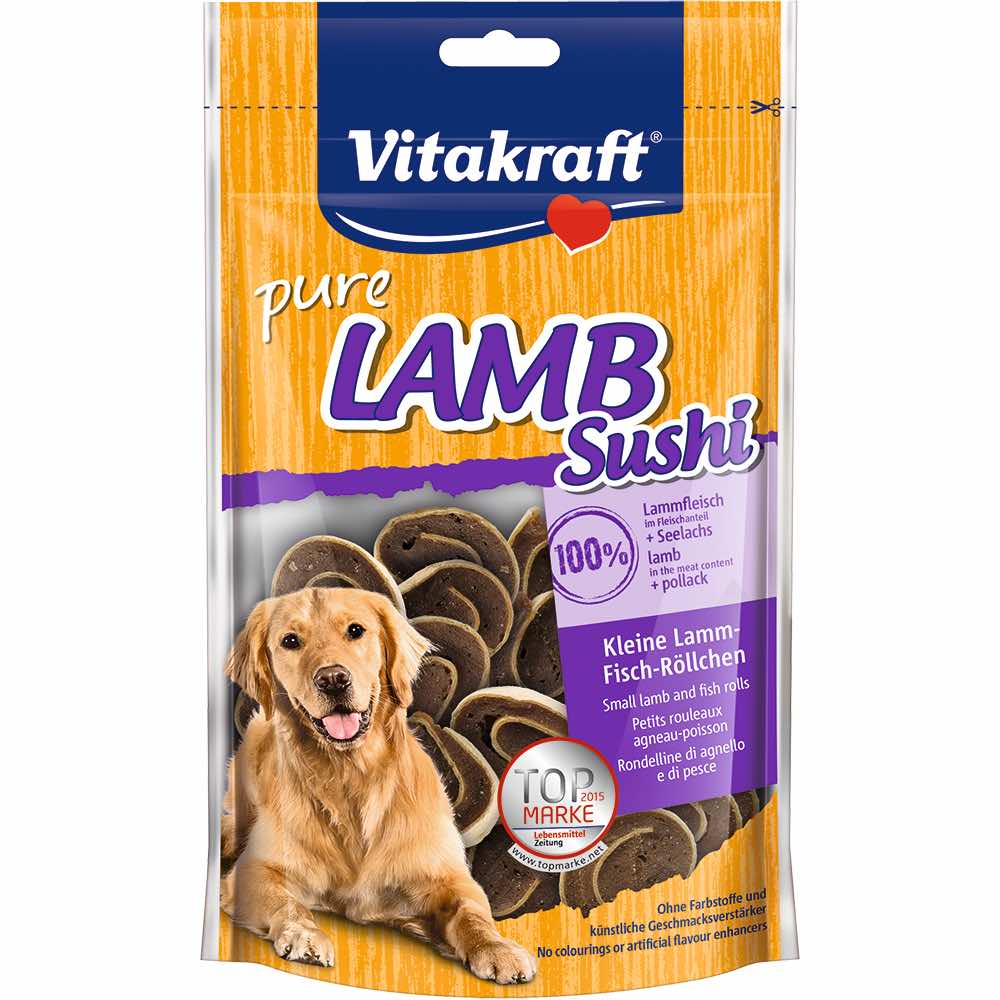 Vitakraft Lamb Sushi Dog Treat 80g Medium - Kohepets