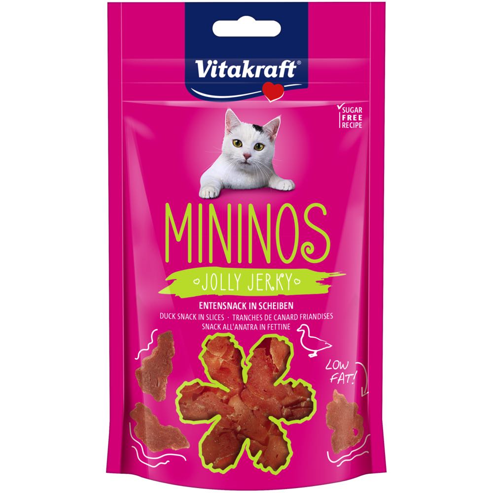 Vitakraft Mininos Jolly Jerky Cat Treats 40g - Kohepets
