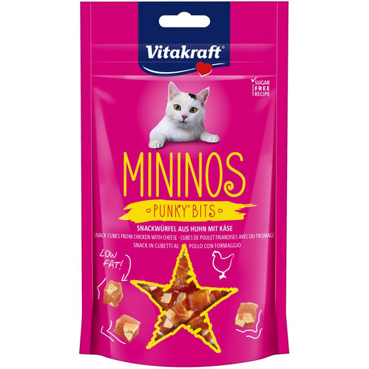 Vitakraft Mininos Punky Bits Cat Treats 40g - Kohepets
