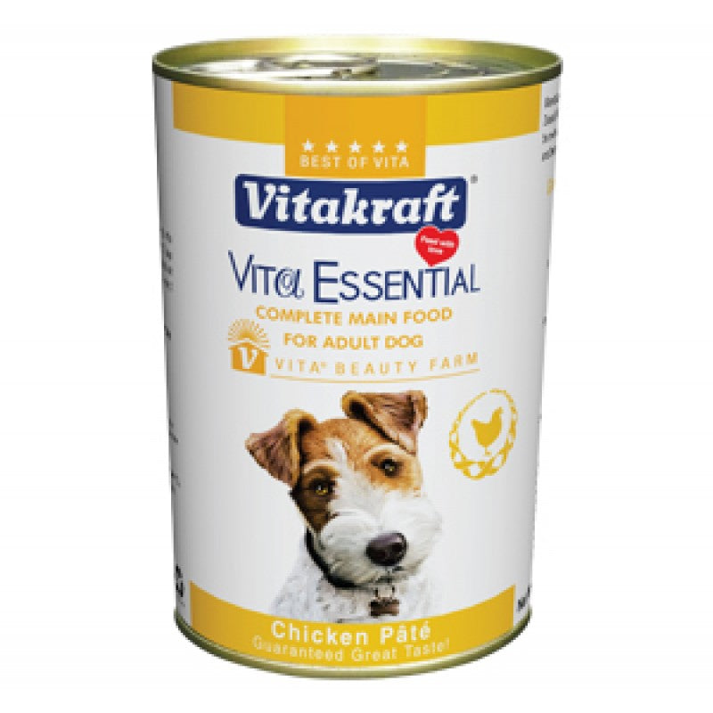 Vitakraft Vita Essential Chicken Pate Canned Dog Food 680g - Kohepets