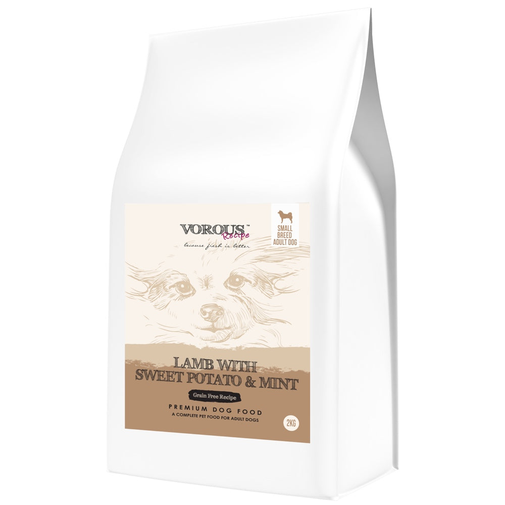 Vorous Lamb With Sweet Potato & Mint Small Breed Adult Grain-Free Dry Dog Food - Kohepets