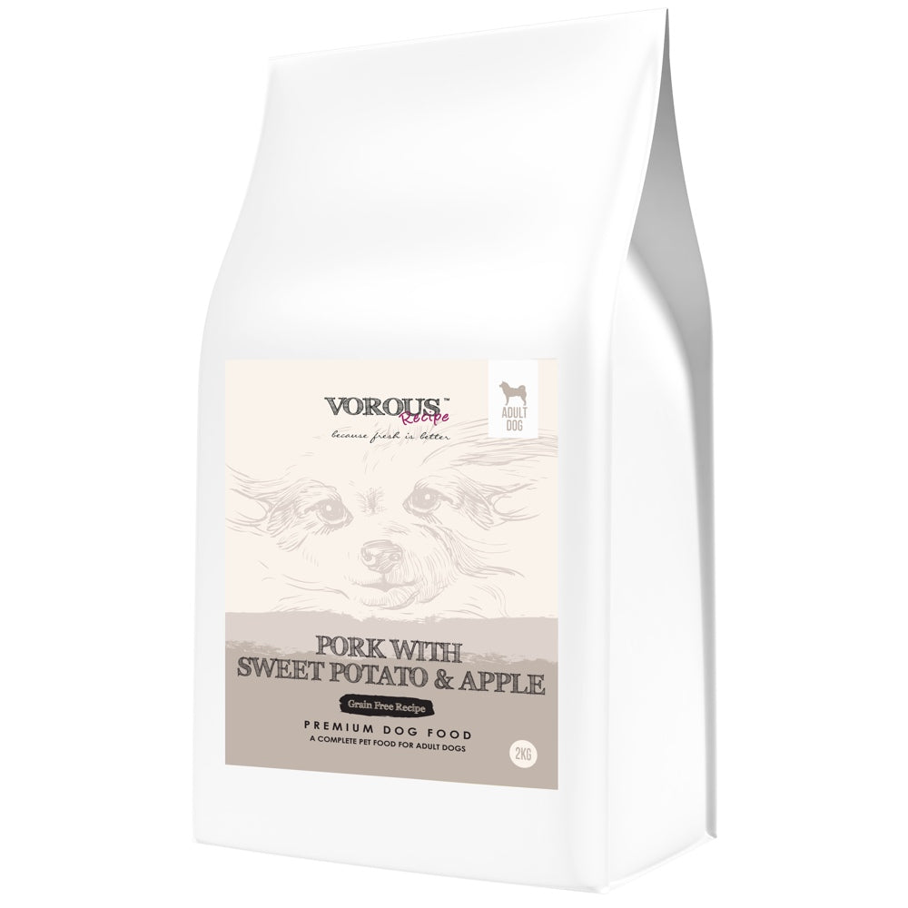 Vorous Pork With Sweet Potato & Apple Adult Grain-Free Dry Dog Food - Kohepets