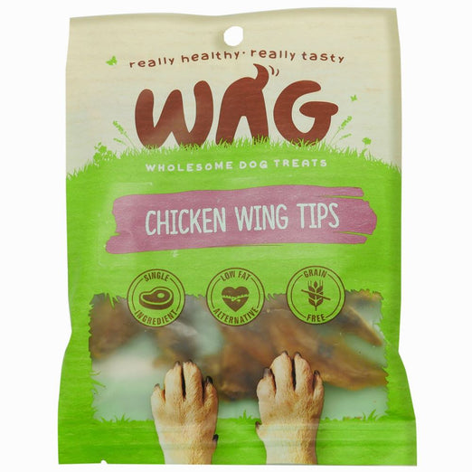 WAG Chicken Wing Tips Grain Free Dog Treat 50g - Kohepets