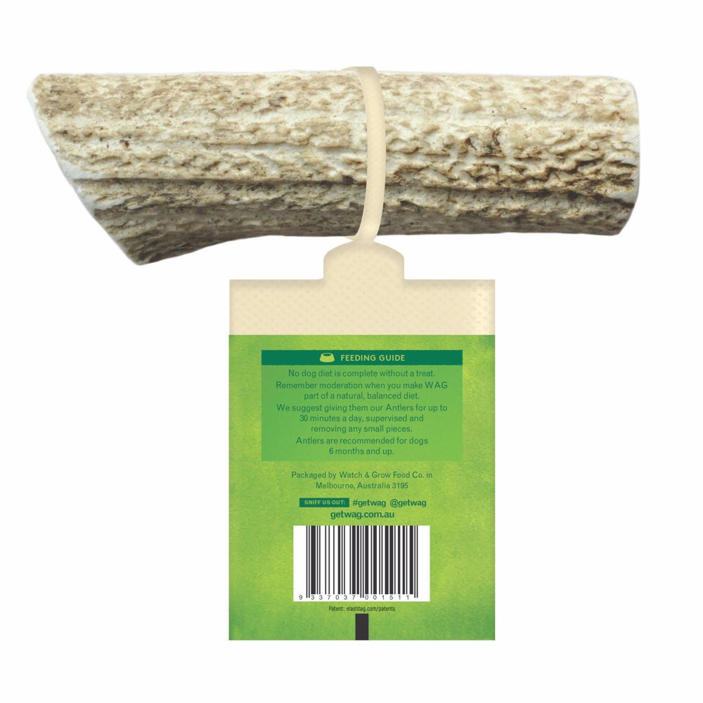 WAG Split Deer Antler Grain-Free Dog Treat - Kohepets