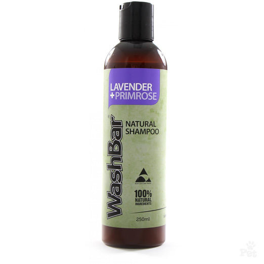 WashBar 100% Natural Lavender and Primrose Shampoo for Dogs 250ml - Kohepets