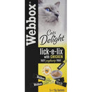 Webbox Lick-e-Lix Cats Delight Chicken Liquid Cat Treats 75g