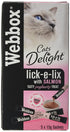 Webbox Lick-e-Lix Cats Delight Salmon Liquid Cat Treats 75g