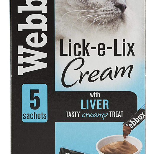 box LickeLix Cream Liver Liquid Cat Treats Kohepets