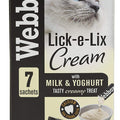 Webbox Lick-e-Lix Cream Milk & Yoghurt Liquid Cat Treats 70g - Kohepets