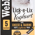 Webbox Lick-e-Lix Yoghurt Cheese & Taurine Liquid Cat Treats 75g - Kohepets