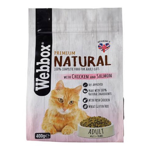Webbox Natural Chicken & Salmon Adult Dry Cat Food - Kohepets