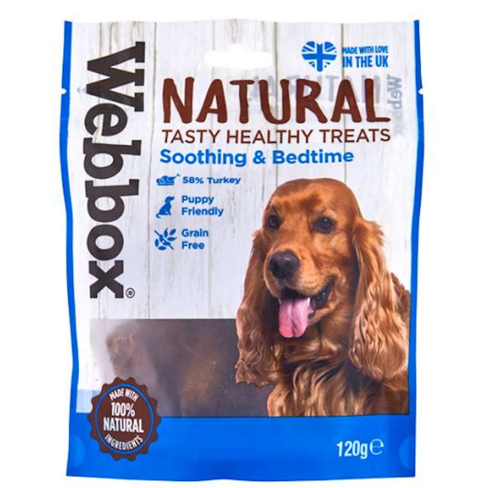 Webbox Natural Soothing & Bedtime Grain-Free Dog Treats 120g - Kohepets