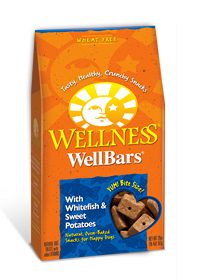Wellness WellBars Whitefish & Sweet Potato Dog Treat 20oz - Kohepets